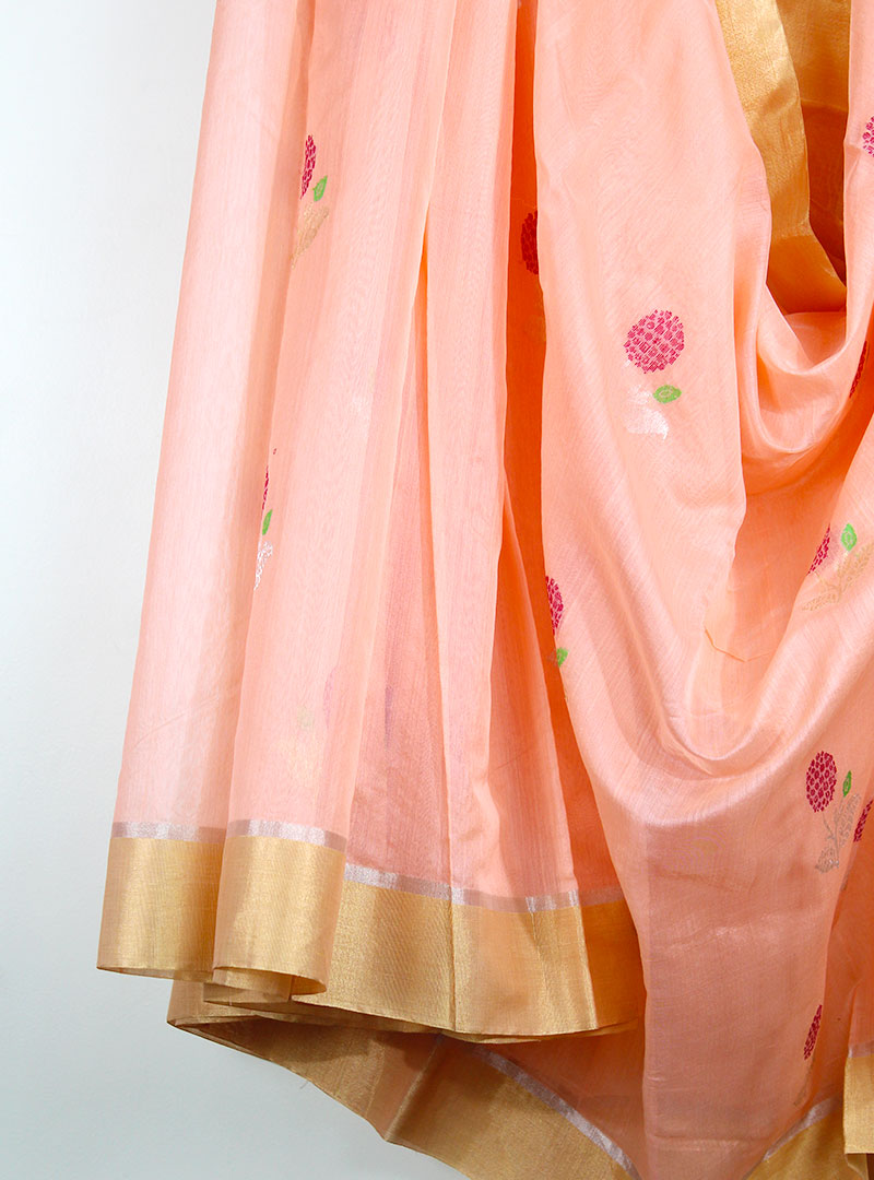 Cotton Silk Chanderi Sari